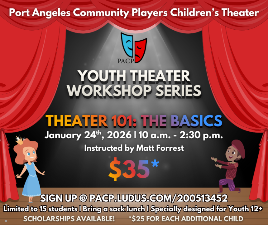 graphic announcing first workshop of youth series